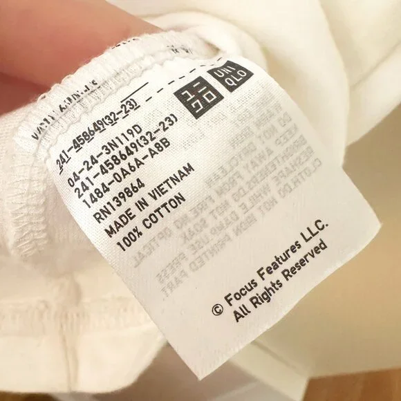 Rare Sofia Coppola x Uniqlo Tee Shirt - Lost in Translation - 100% Cotton - S - Picture 9 of 10